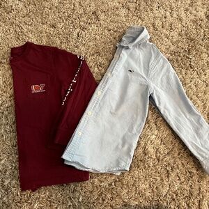 Like New!  Vineyard Vines Long sleeve shirts -boys size 6